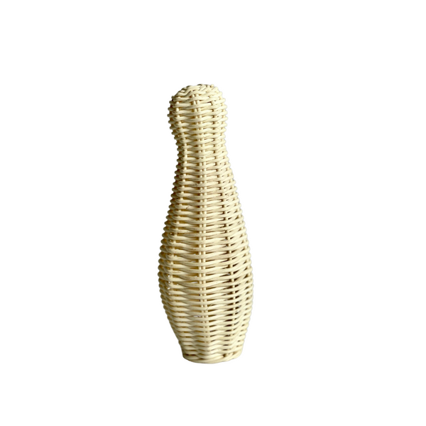 Rattan Bowling Set of 5 with Ball