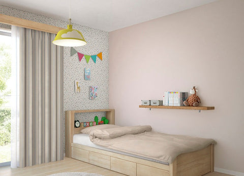 Raindrops Light Multi Colour Terrazo-ish Wallpaper for Kids Room | Nursery Room | Living Room