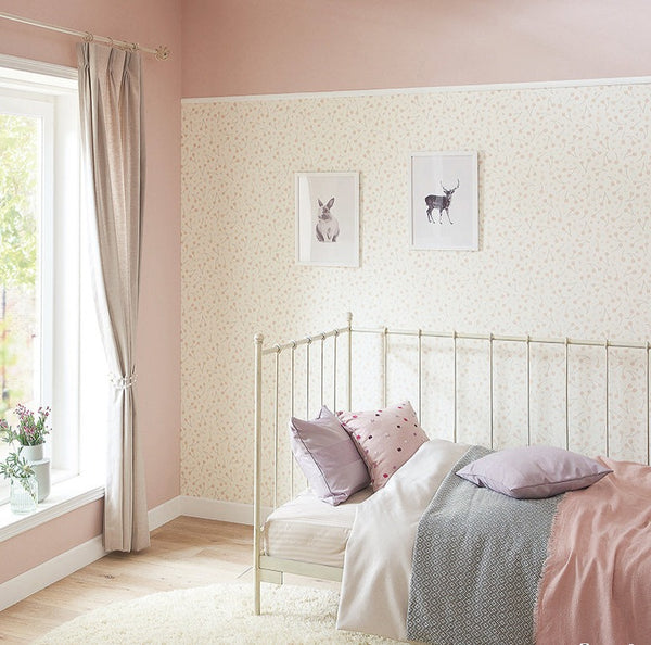 Cherry Light Pink Wallpaper for Kids Room | Family Room