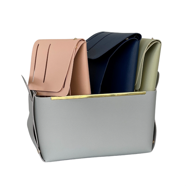 Vegan Leather Storage Basket [more colours]