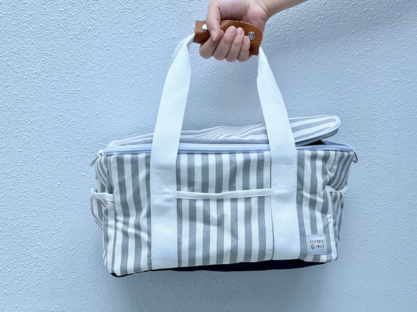 Cidth Cooler Insulated Bag - Lauren's Stripe Customizable