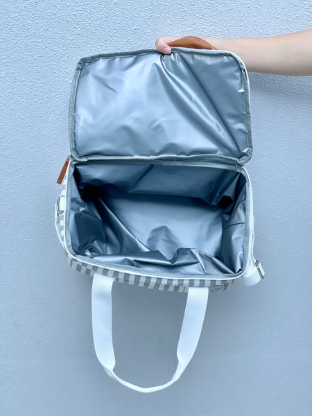 Cidth Cooler Insulated Bag - Lauren's Stripe Customizable