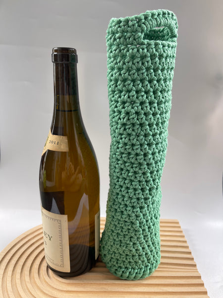 Wine Bottle Carrier Crochet
