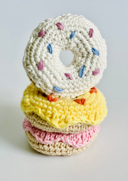 crochet donut soft toy