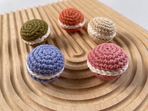 Macarons Crochet Toy - Multi colour