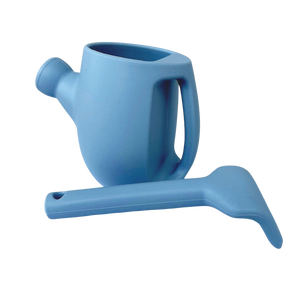 silicone watering can set with rake blue