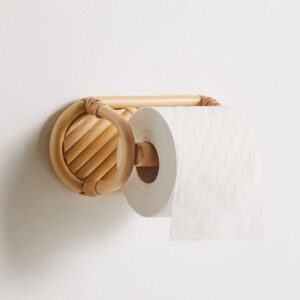 rattan toilet paper roll holder